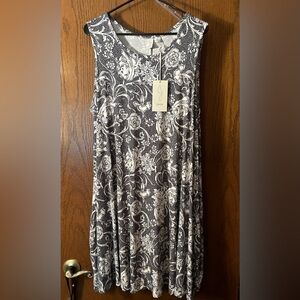 JOIE Knit Dress New w/Tags Blk/Wht 1X